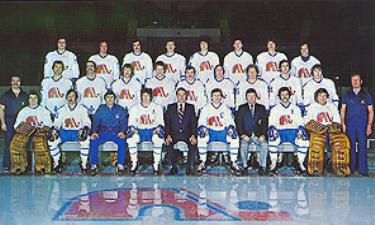 1973-74 WHA Andre Gaudette 16 Quebec Nordiques Blue Hockey
