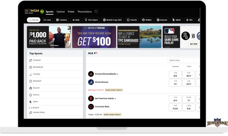 BetMGM is a top PayPal Sportsbook